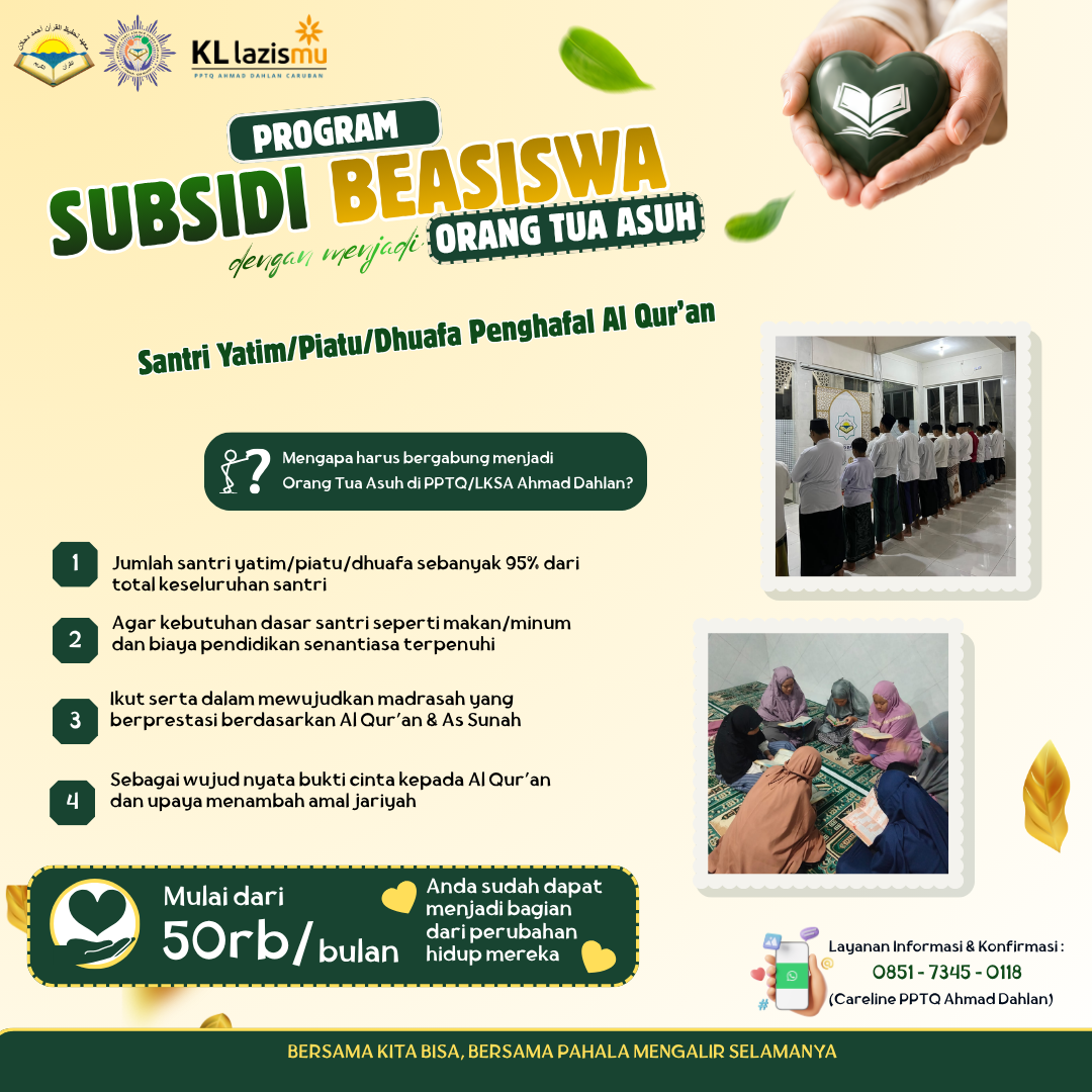 Program Subsidi Beasiswa Orang Tua Asuh